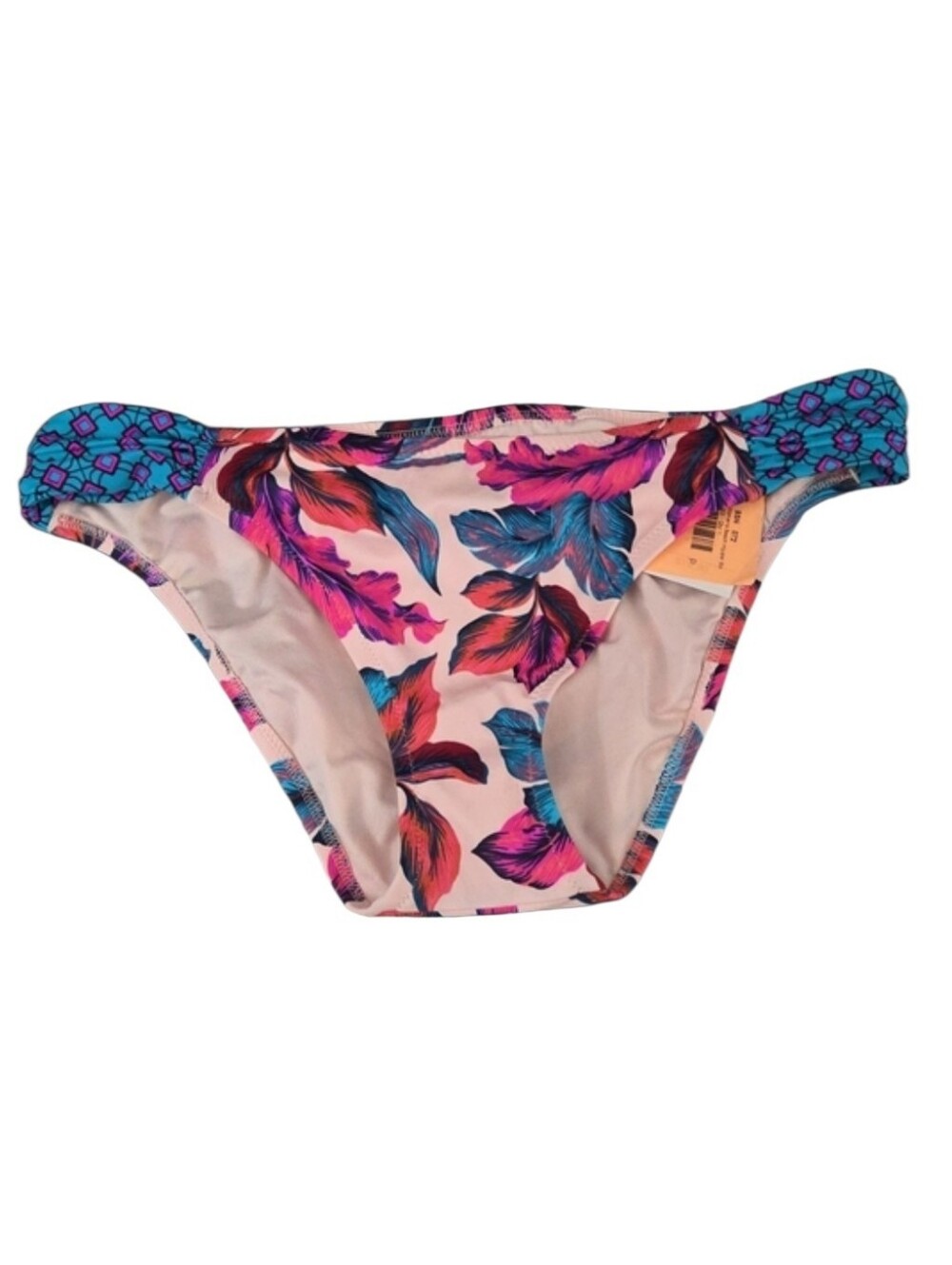 NWT Shade & Shore Floral Hipster Bikini Bottoms in Pink & Blue